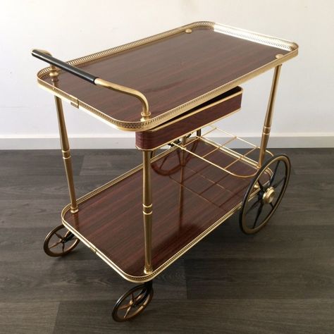 Table Lamps Design, Speakeasy Decor, Food Trolley, Regency Design, Designer Table Lamps, Bar Trolley, Tea Trolley, Room Designer, Art Deco Bar