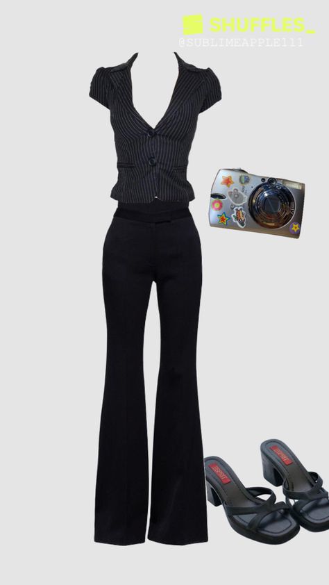 V Neck Outfit Aesthetic, Bau Fbi Outfits, Cute Work Outfits Casual Office Attire, Business Y2k Outfits, Business Casual Outfits Y2k, Depeche Mode Concert Outfit Women, Hostess Interview Outfit, Secretary Core Outfit, 1990s Office Fashion