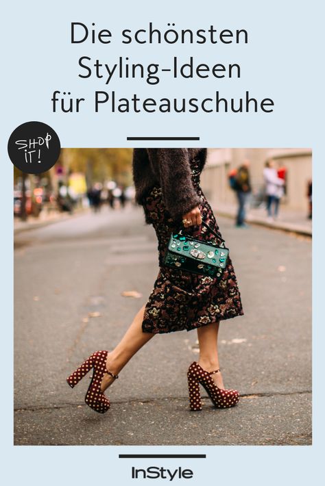 Platforms are back! Plateauschuhe erfreuen sich neuer Beliebtheit – sowohl auf dem Runway als auch in unseren Schuhschränken. Wir zeigen dir die neuesten Trends und wie du die Plateauschuhe kombinieren kannst. #instyle #instylegermany #plateauschuhe #plateau #schuhtrends #shoes #modetrends #platforms #fashion #trends Loafer Boots, Young Spirit, Plateau Sneaker, Trends 2024, Ballerinas, Sequin Skirt, Espadrilles, Ankle Boots, Loafers