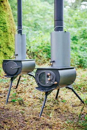 7_Portable wood-stove Portable Wood Stove, Yurt Living, Rocket Stoves, Wood Burner, Camping Stove, Outdoor Wood, Camping Survival, Off Grid Living, Wood Burning Stove