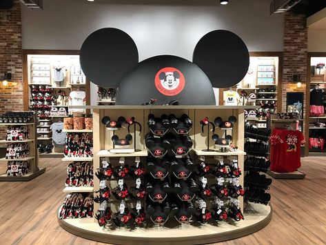 Mickey Mouse Club Gear Is Now At Both World Of Disney Locations Toy Store Design, The Mickey Mouse Club, Disney World Merchandise, I Love Disney, Mickey Mouse Toys, Disneyland Anaheim, World Of Disney, New Mickey Mouse, Boutique Interior Design