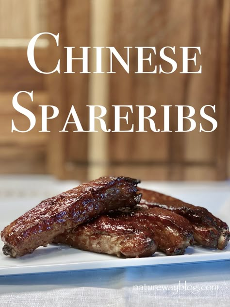 Wickedly Good Chinese Oven Roasted Sticky Spareribs - Nature Way Chinese Spareribs, Asian Ribs Recipe, Sticky Ribs Recipe, Chinese Spare Ribs, Chinese Ribs, Sticky Finger, Asian Ribs, Spareribs Recipe, Sticky Ribs