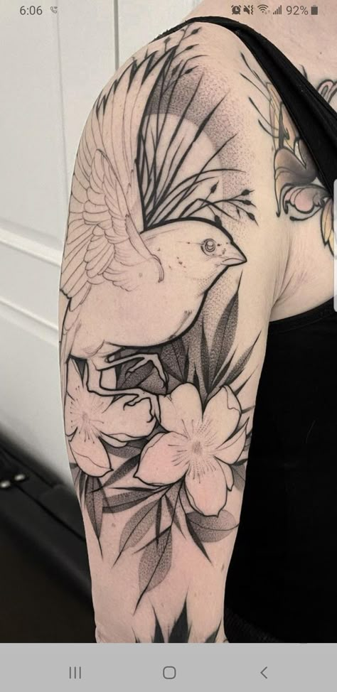 Black And Gray Tattoo, Watercolor Bird Tattoo, Gray Tattoo, Grey Bird, Black And Grey Tattoo, M Tattoos, Wicked Tattoos, Watercolor Tattoos, Bird Designs