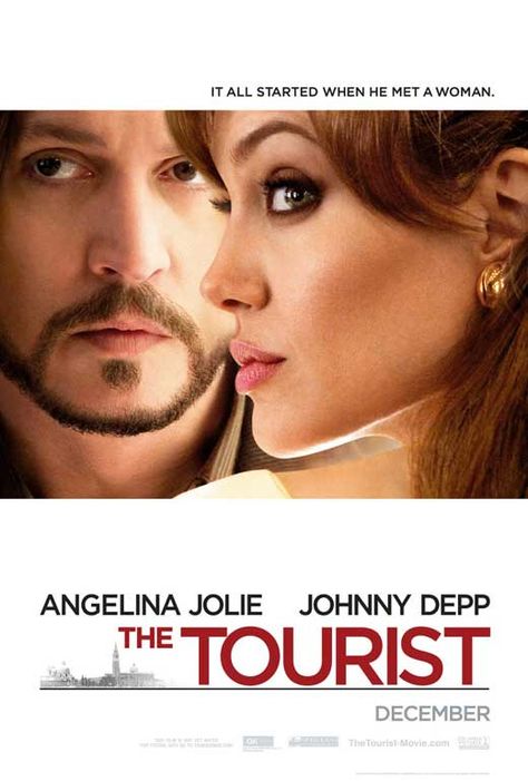 The Tourist 11x17 Movie Poster (2010) The Tourist Movie, Johnny Depp Angelina Jolie, Little Dorrit, جوني ديب, Johnny Depp Movies, Paul Bettany, Movies Worth Watching, I Love Cinema, See Movie