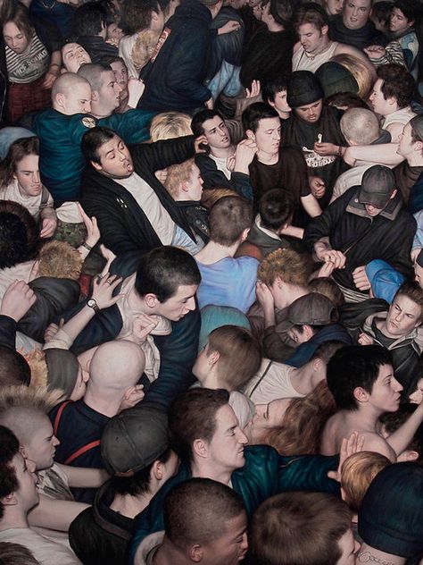 Mosh Pit, 얼굴 그리기, Jasper Johns, Realistic Paintings, Jackson Pollock, Foto Art, Hyperrealism, 인물 사진, Street Artists