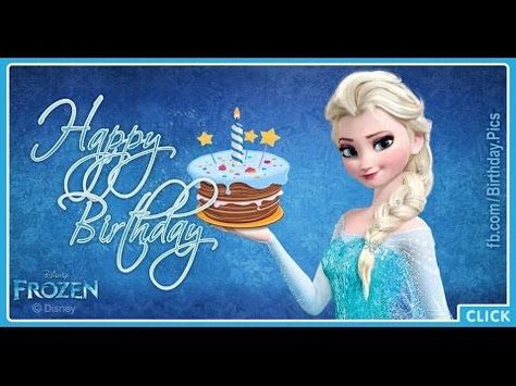 Happy Birthday, TinkerBell Style! #1 - YouTube Frozen Happy Birthday Wishes, Happy Birthday Wishes Sister, Happy Birthday Disney, Birthday Wishes Gif, Birthday Wishes For Kids, Happy Birthday Ecard, Happy Birthday Princess, Happy Birthday Best Friend, Quotes Music