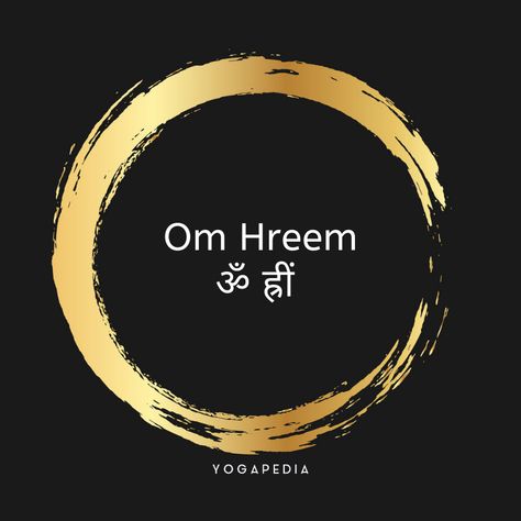 Om Hreem is a Sanskrit mantra, made up of one-syllable sounds known as bija mantras. #Om is believed to be the sacred sound of the universe. Hreem is often likened to Om, and is considered to be the most powerful #mantra for illuminating higher wisdom. Bija Mantra, 10 Mahavidya, Om Chanting, Most Powerful Mantra, Starbucks Wallpaper, Ancient Indian History, Mantra For Good Health, Indian Philosophy, Sanskrit Mantra