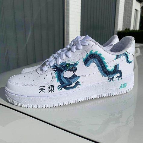 Painted Shoes Diy, Custom Sneakers Diy, Custom Painted Shoes, Custom Shoes Diy, Painted Sneakers, Air Force 1s, Basket Style, Nike Shoes Girls, Custom Nike Shoes