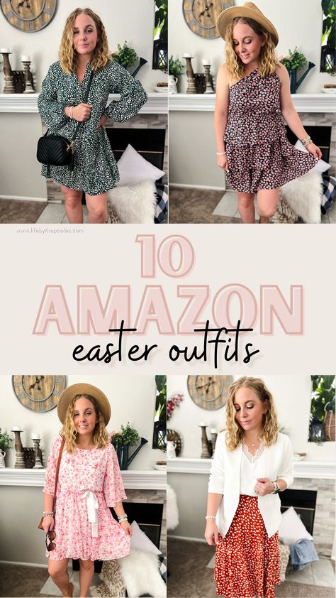 10 Spring and Easter Dresses from Amazon - LifebythePooles Easter outfits, easter dress, easter dresses, spring fashion 2023, easter outfit women, spring 2023 outfits, 2023 spring fashion trends, casual spring outfits 2023, easter dress for church. Family Easter Outfits 2024, Easter Church Outfits For Women, Women’s Easter Outfit, Women Easter Outfit, White Dress For Easter Dress-up, Easter Sunday Outfit Church, Womens Easter Outfits, 2023 Spring Fashion Trends, Easter Dress For Women