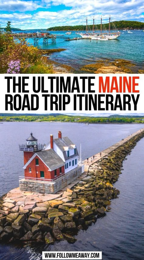 Northeast Road Trip, Maine Road Trip, Travel Maine, Maine Trip, New England Trip, England Road Trip, Visit Maine, New England Road Trip, Road Trip Places