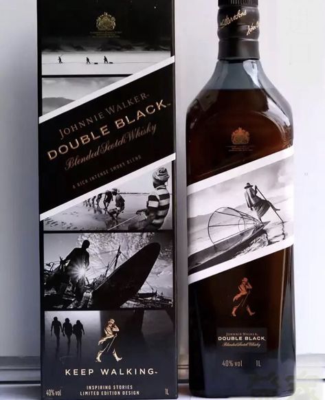 Johnnie Walker Double Black Inspiring Stories Edition Johnnie Walker Double Black, Mud Coffee, Booze Drink, Liquor Drinks, Blended Scotch Whisky, Grunge Outfit, Double Black, Inspiring Stories, Candy Christmas