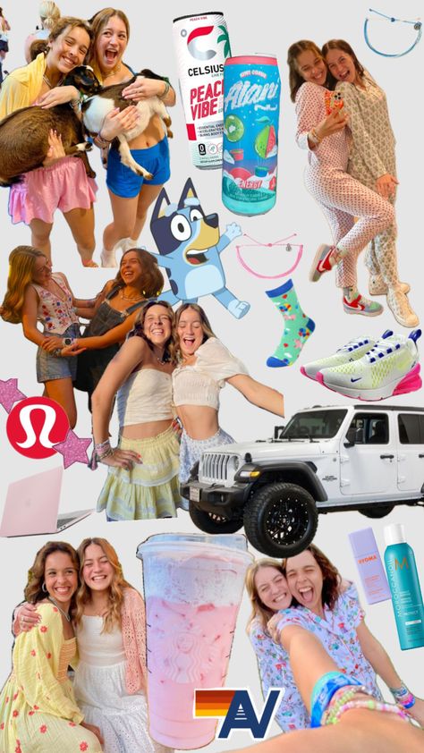 lisi and tess friendship>>> Preppy Blogs, Birthday Haul, Cute Beach Pictures, Preppy Inspiration, Preppy Lifestyle, Collage Background, Fashion Mood Board, Cute Room Decor, Essential Bag