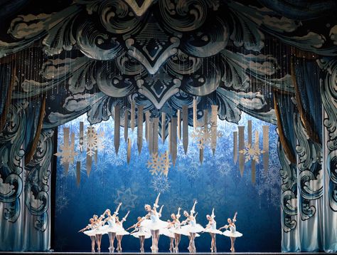 Oklahoma City Ballet - 'The Nutcracker' Nutcracker Stage Design, Nutcracker Set Design, Ballet Set Design, Nutcracker Ballet Aesthetic, The Nutcracker Aesthetic, Ballet Stage, The Nutcracker Ballet, Set Design Theatre, Ballet Theater