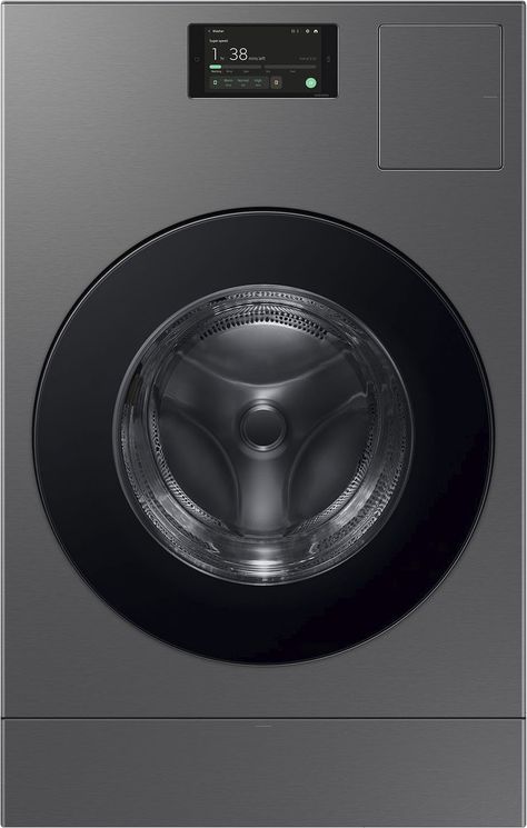 Samsung Bespoke AI Laundry Combo 5.3 Cu. Ft.Capacity All-in-One Washer with Super Speed and Ventless Heat Pump Electric Dryer Dark Steel WD53DBA900HZA1 - Best Buy Laundry Combo, Combo Washer Dryer, Samsung Bespoke, Samsung Appliances, Laundry Center, Tide Pods, Dark Steel, Drum Light, Washer Dryer Combo