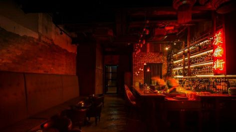 Modern Chinese Restaurant, Chinese Bar, Petaling Street, Asian Cafe, Urban Bar, Speakeasy Bar, Nightclub Bar, Nightclub Design, Jazz Bar