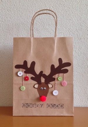 Unique Gift Wrapping Christmas, Paper Bag Decoration, Paper Bag Crafts, Decorated Gift Bags, Christmas Gift Packaging, Gift Bags Diy, Gifts Wrapping Diy, Creative Gift Wrapping, Diy Gift Wrapping