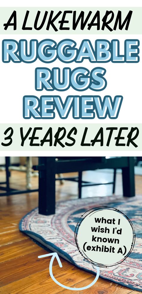 Ruggable Review: I bought six Ruggable rugs three years ago. I'm sharing 5 major issues I have with them, the positives, and which sizes I would buy again. Sarrah Sage Rug Living Room, Modern Ruggable Rug, Shagreen Ruggable, Ruggable Alternative, Morris Ruggable, Ruggable Foyer Rug, Round Rugs In Kitchen, Ruggable Round, Layered Round Rugs