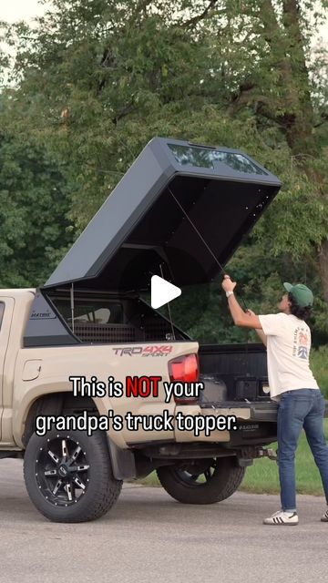 Travis Collins on Instagram: "This is NOT your grandpa's truck topper! Wow! I am impressed with the functionality and overall design. Well done @blackriverusa.

Powered open & close option is great

No windows to prying eyes to see what is inside.

Sleak looking design all around

#trucktopper #worktruck #contractor #motocross #mountainbiking #inventory #maker #truck #electrician #plumber #hvac" Truck Topper, Hvac Tools, Truck Toppers, Overall Design, Work Truck, Truck Accessories, Well Done, Motocross, Mountain Biking