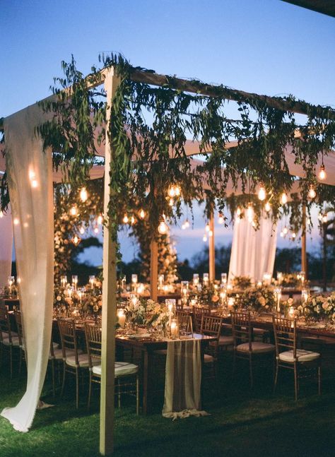 Wedding Arbors, Wedding Setup, Romantic Wedding Receptions, Rustic Wedding Decorations, Romantic Candlelight, Thailand Wedding, Summer Beach Wedding, Quince Hairstyles, Future Wedding Plans