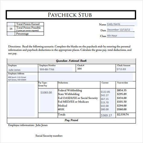 Check Stubs, Payroll Checks, Payroll Template, Pay Check, Printable Checks, Direct Deposit, Tag Templates, Id Card Template, Play Money