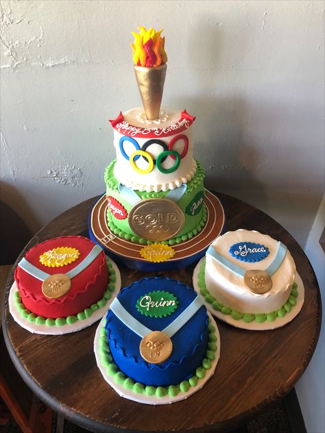 Olympic Birthday Cake, Olympic Cake, Sports Cakes, 20 Birthday Cake, Olympic Theme, Smash Cakes, Olympic Party, Sport Cakes, Cake Inspo