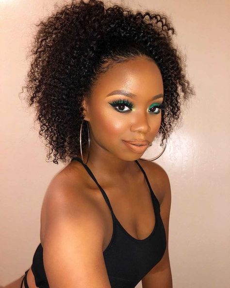 2024 Ponytail Hairstyles, Curly Drawstring Ponytail Hairstyles, Quick Ponytail Hairstyles Black Hair, Puff Ponytail Hairstyles, Curly Weave Ponytail Hairstyles, Drawstring Ponytail Hairstyles, Curly Ponytail Black Women, Curly Ponytail Hairstyles, Ponytail Curly Hair