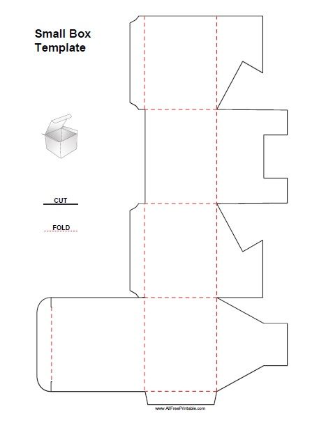 Free Printable Small Box Template. Free Printable Small Box Template that can be great for unique gift box project. Great for party favors, gifts for birthdays, Holidays, Weddings, Special Occasions, Christmas, Easter, Valentines Day. Print this Small Box Template free using your laser or inkjet printer. To make the small box craft you only need a printer, paper, scissors and Small Box Template, Exploding Box Template, Gift Box Template Printable, Gift Box Template Free, Matchbox Template, Box Templates Printable Free, Free Printable Envelopes, Diy Gift Box Template, Box Template Printable