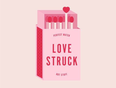 Love Struck, Match Box, Box Design, Perfect Match, Creative Professional, Global Community, Pop Art, Design