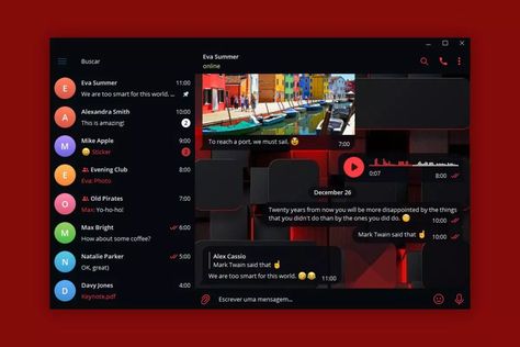 Download Red Minimalist Theme for Telegram Desktop. Experience a clean and stylish messaging interface with this minimalistic theme featuring a striking red color scheme. #Theme #TelegramDesktop Telegram Themes, Telegram Theme, Red Minimalist, Minimalist Theme, Red Color Scheme, Desktop Themes, Desktop Design, Red Color Schemes, Dark Theme