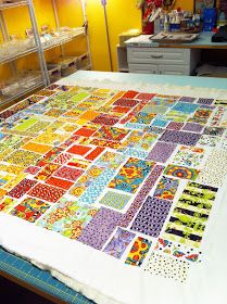 Jennifer Jangles Blog: Ticker Tape Quilt Ticker Tape Quilt, Tile Quilt, Crumb Quilts, Scrap Projects, Tiled Quilt, Crumb Quilt, I Spy Quilt, Quilt Modern, Rag Quilts