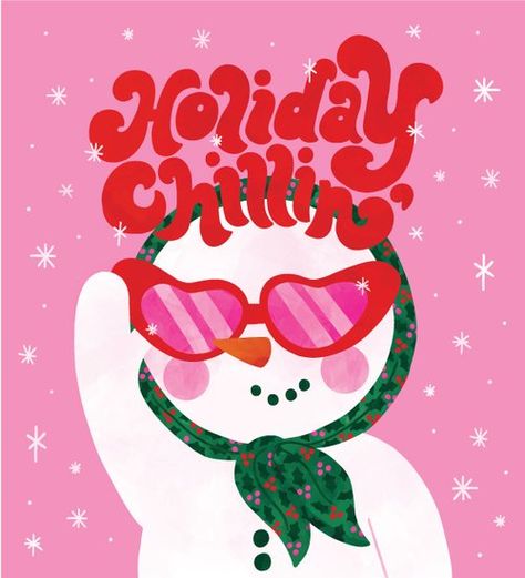 Art Licensing — Hollei Anne Design Co. Christmas Gifts Illustration, Funny Christmas Illustration, Xmas Illustration Design, Christmas Pop Art, Pop Art Christmas, Xmas Illustration, Quirky Christmas, Christmas Graphic Design, Christmas Illustrations