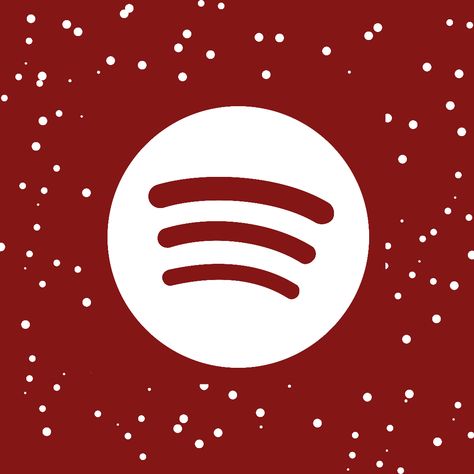 Christmas theme icon Christmas App Icons Spotify, Christmas Spotify Icon, Red Christmas Icon, Christmas Icons Aesthetic, Christmas Photos App Icon, Dark Red Christmas, Xmas Icons, Christmas Widgets, Fireplace Tv Wall Decor