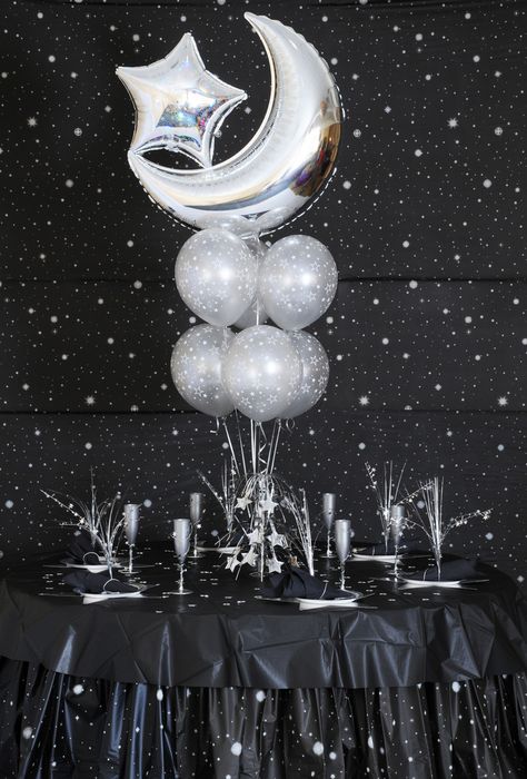 https://flic.kr/p/aH2mBe | Starry night Table 1 Starry Night Prom, Night To Shine, Starry Night Wedding, Prom Themes, Dance Themes, Moon Party, Space Birthday Party, Prom Decor, Prom Theme