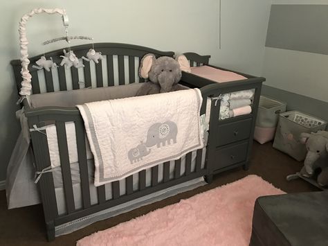 Naomis elephant nursery! Elephant Baby Room, Elephant Baby Rooms, Peanuts Nursery, Pregnant Life, Baby Elephant Nursery, Elephant Themed Nursery, Room Girl, Elephant Baby Shower Theme