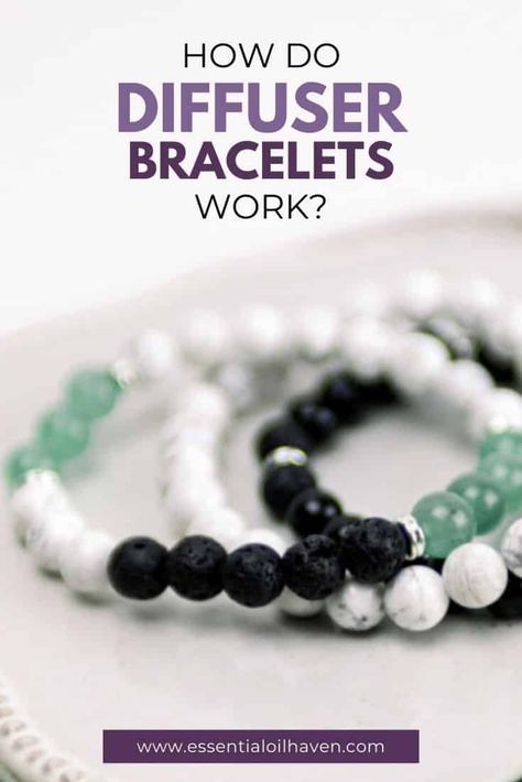 Essential oil bracelets are a fun and trendy fashion accessory for anyone that loves and appreciates essential oils in their life. How do diffuser bracelets work? Where do the oils go? Which oils should you use on your aromatherapy bracelet? Start here to learn the basics about essential oil bracelets. #essentialoils #diffuserbracelet #aromatherapy #essentialoilhaven Essential Oil Accessories, Essential Oil Bracelet, Essential Oil Jewelry, Aromatherapy Bracelet, Oil Diffuser Bracelet, Aromatherapy Jewelry, Essential Oil Diffuser Bracelet, Healing Plants, Jewerly Making