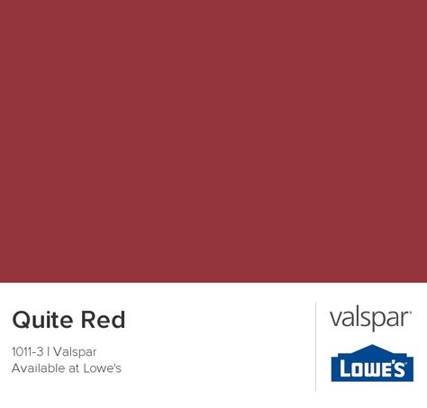 Primary Color for walls - Plum red - could go a few shades darker - I want it to let the curtains being theater red to stand out Valspar Paint Colors, Indigo Cloth, Small Bedroom Remodel, Valspar Paint, Paint Inspo, Perfect Paint Color, Fired Earth, Bedroom Remodel, Bedroom Renovation