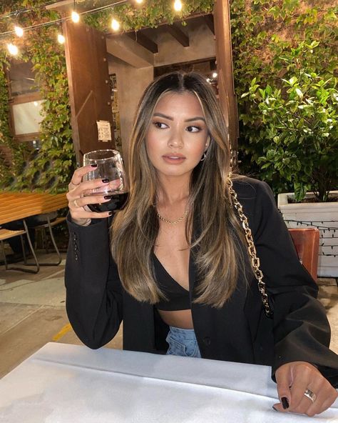 me right before he catches this attitude🍷 Cool Toned Balayage Brunette, Hair Colour Inspo, Honey Brown Hair, Brown Hair Looks, Bronde Hair, Brown Hair Inspo, Brunette Hair With Highlights, 2023 Hair, Brunette Balayage Hair