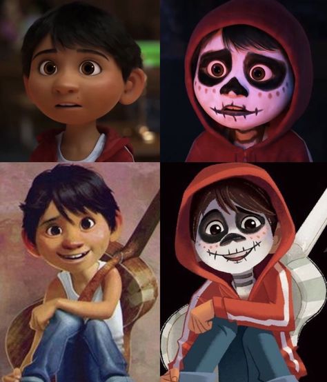 Miguel Coco Makeup, Coco Movie Characters, Halloween Food Activities, Miguel From Coco, Coco Art, Coco Movie, Halloween Makeup Sugar Skull, Disney World Halloween, Character Halloween Costumes