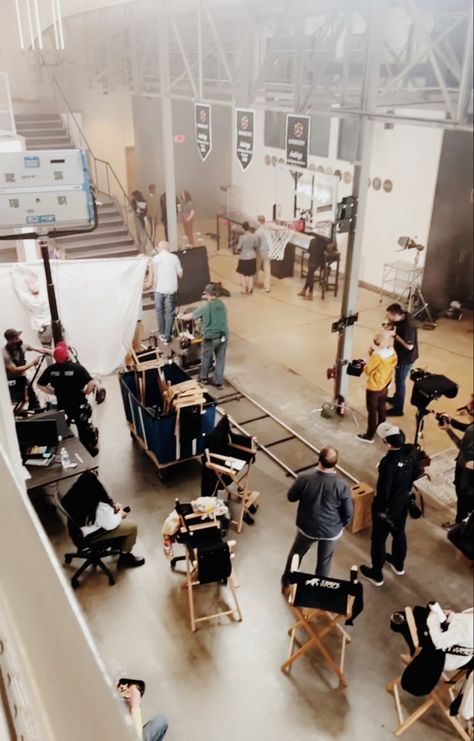 film chairs scattered throughout production. Theater Behind The Scenes, Movie Set Behind The Scenes, Teen Wolf Behind The Scenes, High School Movies, Actor Aesthetic, Teen Wolf Movie, Wolf Movie, Manifesting Life, Dance Movies