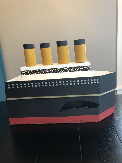 Titanic Valentines Boxes, Valentine Box Ideas, Valentine Boxes For School, Kids Valentine Boxes, Valentine Boxes, Titanic Movie, Classical Conversations, Valentine Ideas, Birthday Themes