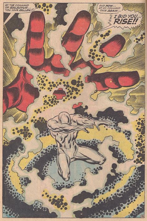 Silver Surfer Comic, The Silver Surfer, Cosmic Comics, Surfer Art, Jack Kirby Art, John Buscema, Kirby Art, Jack Kirby, Marvel Comic Books