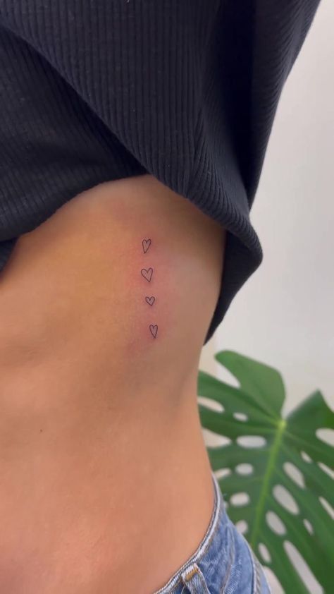 Back Tattoo Women With Meaning, Four Person Tattoo, I Can Tattoo Ideas, Tattoo Ideas Female On Back, Very Small Tattoos For Women, Tatts For Women Tattoo Ideas, Cute Tattoo Ideas With Meaning, Little Tattoos For Women With Meaning, 10 10 Tattoo