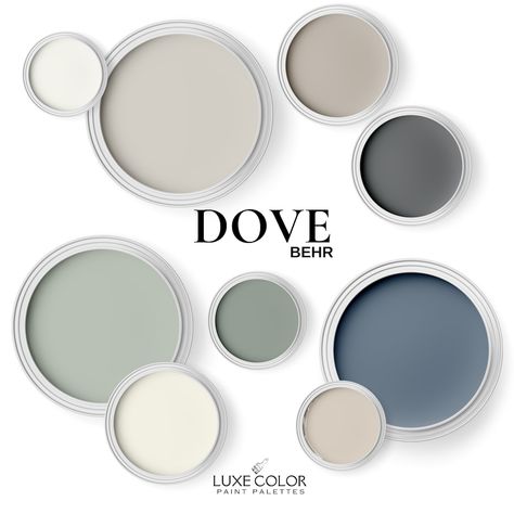 This Wall Paint item by LuxeColor has 86 favorites from Etsy shoppers. Ships from United States. Listed on Sep 7, 2024 Behr English Channel, Color Scheme For Whole House, Dove Color Palette, Behr Dove, Color Palette Paint, Whole House Color Palette, Valspar Colors, Paint Themes, Bedroom Vibes