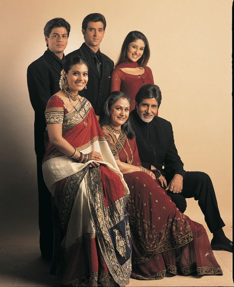 Kajol Shahrukh, Kabhi Khushi Kabhie Gham, Jaya Bachchan, Shahrukh Khan And Kajol, Vintage Bollywood Aesthetic, Celebrity Casual Outfits, Bollywood Posters, Royalty Aesthetic, 90s Bollywood