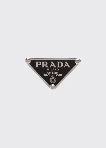 Prada Triangle Logo, Prada Logo Art, Prada Logo Aesthetic, Prada Embroidery, Prada Sticker, Luxury Jewelry Collection, Prada Aesthetic, Tracing Art, Clip Earring