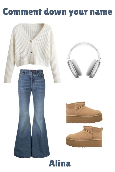 #cutefit #viral #pinterest #fyp #uggs #Aestheticoutfitinspo #apple #ootdd #comfyoutfit #winterfit #trending #uggs Trending Uggs, Cute Fit Ideas, Trendy Outfit, Aesthetic Outfit, Fit Ideas, Aesthetic Clothes, Your Name, Trendy Outfits, Outfit Ideas