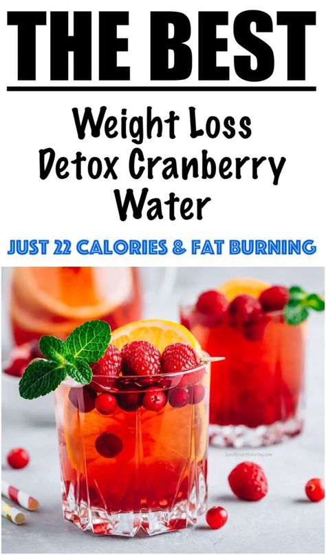 Apple Cider Vinegar and Cranberry Detox Drink Cranberry Juice Cleanse, Cranberry Water, Cranberry Juice Detox, Flat Belly Water, Lite Recipes, Yum Drinks, Cranberry Detox, Cranberry Benefits, Unsweetened Cranberry Juice