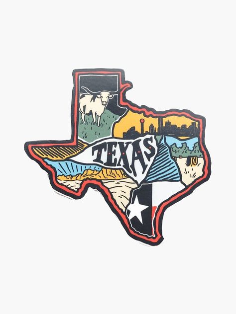 Texas Illustration, Texas Tattoo, 5d Art, Texas Aesthetic, Texas Tattoos, Travel Kids, Random Products, Coffee Bike, Cowgirl Art