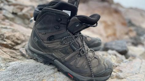 Salomon Quest 4D 3 Gore-Tex Boots (Review) 2021 - Task & Purpose Gore Tex Boots, Best Hiking Boots, Mountaineering Boots, Sustainable Textiles, Ankle Support, Be The Best, Gore Tex, Save Yourself, Backpacking