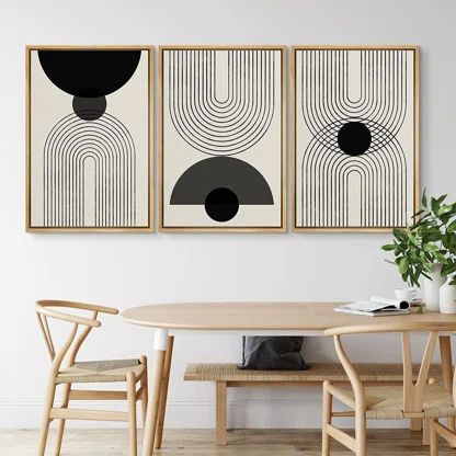 [BIG SALE] Deals on Wall Art You’ll Love In 2023 | Wayfair 3 Piece Canvas Art Diy Easy, Deep Nails, Room Diys, Cuadros Diy, Neutral Artwork, Modern Texture, Mid Century Modern Wall Art, Modern Abstract Wall Art, Mid Century Modern Walls